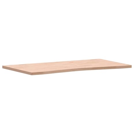 Bureaublad 110x(55-60)x2,5 cm massief beukenhout 3