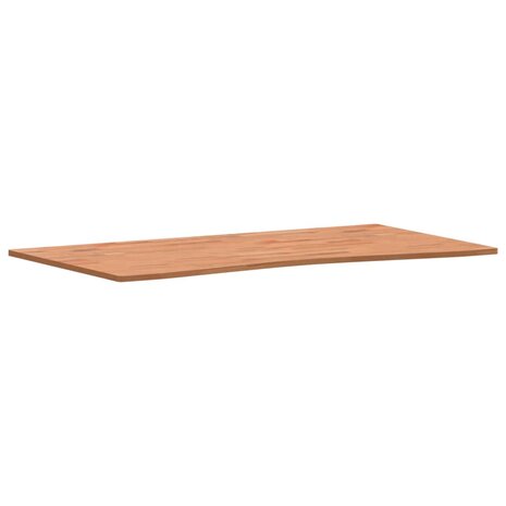 Bureaublad 110x(55-60)x1,5 cm massief beukenhout 3