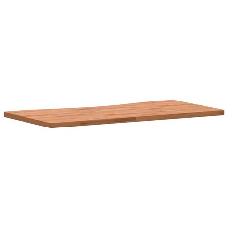 Bureaublad 100x(45-50)x2,5 cm massief beukenhout 6