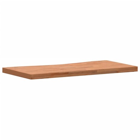 Bureaublad 100x(45-50)x4 cm massief beukenhout 6