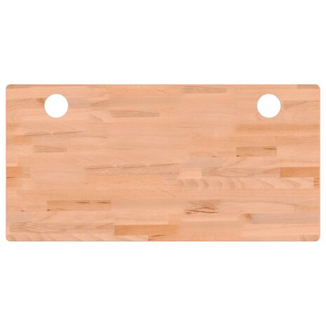 Bureaublad 110x55x1,5 cm massief beukenhout 2