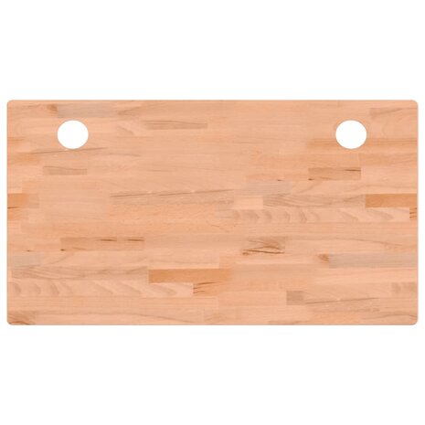 Bureaublad 110x60x2,5 cm massief beukenhout 2