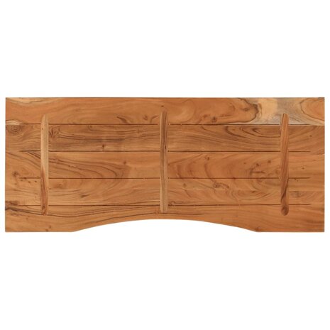 Bureaublad rechthoekig 110x50x2,5 cm massief acaciahout 5