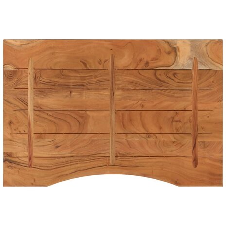 Bureaublad rechthoekig 80x60x2,5 cm massief acaciahout 5