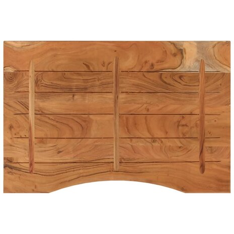 Bureaublad rechthoekig 90x60x2,5 cm massief acaciahout 5