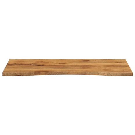 Bureaublad met ronding 110x50x2,5 cm massief ruw mangohout 3