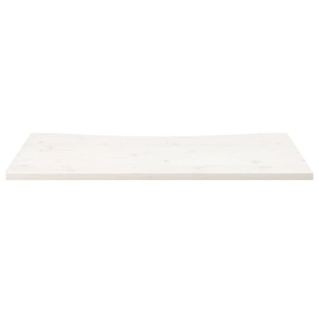 Bureaublad 100x60x2,5 cm massief grenenhout wit 3