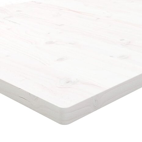 Bureaublad 100x60x2,5 cm massief grenenhout wit 5