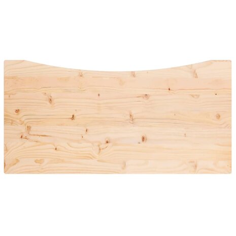 Bureaublad 110x60x2,5 cm massief grenenhout 4