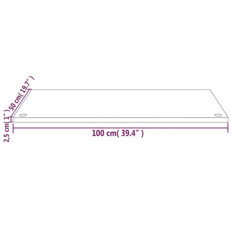 Bureaublad 100x50x2,5 cm massief grenenhout 7
