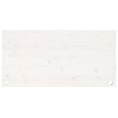 Bureaublad 100x60x2,5 cm massief grenenhout wit 4