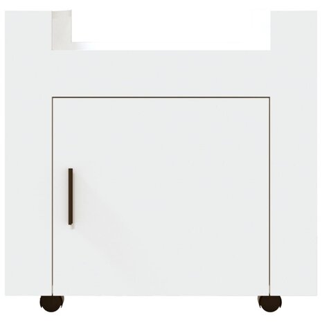 Bureaukastje 60x45x60 cm bewerkt hout wit 6