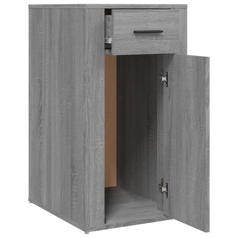 Bureaukastje 40x49x75 cm bewerkt hout grijs sonoma eikenkleurig 7