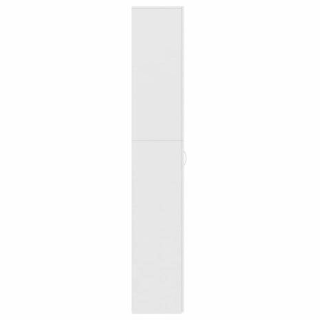 Kantoorkast 60x32x190 cm bewerkt hout wit 7