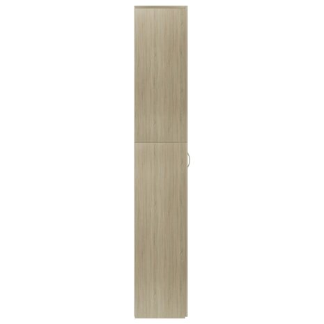 Kantoorkast 60x32x190 cm bewerkt hout sonoma eikenkleurig 6