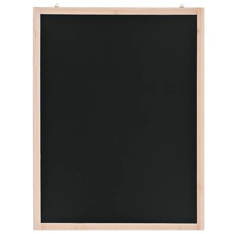 Krijtbord voor aan de wand 60x80 cm cederhout 2