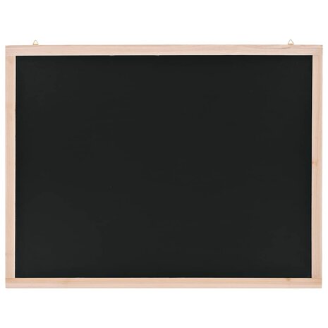 Krijtbord voor aan de wand 60x80 cm cederhout 3