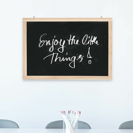 Krijtbord voor aan de wand 40x60 cm cederhout 1