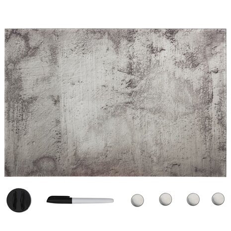 Magneetbord wandmontage 60x40 cm glas 1