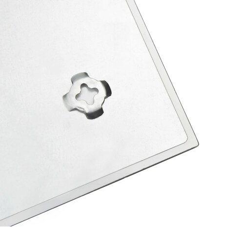 Magneetbord wandmontage 60x60 cm glas 6