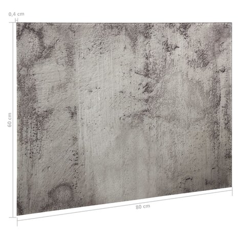 Magneetbord wandmontage 80x60 cm glas 7