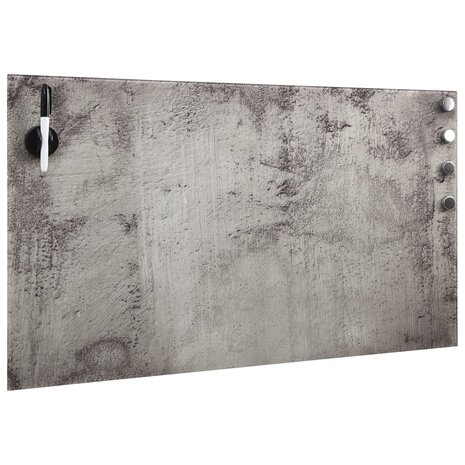 Magneetbord wandgemonteerd 100x60 cm glas 3
