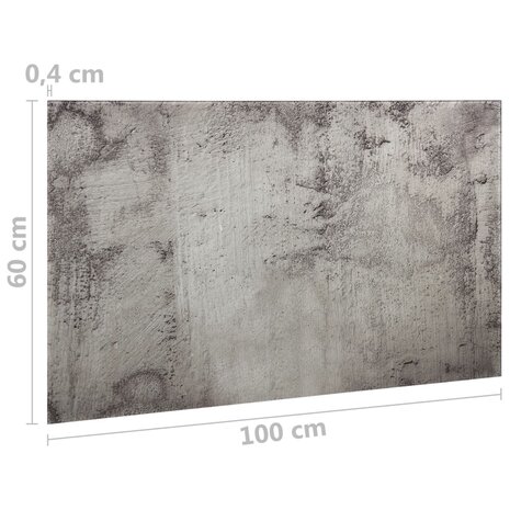 Magneetbord wandgemonteerd 100x60 cm glas 7