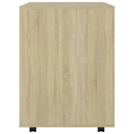 Rolkast 60x53x72 cm bewerkt hout sonoma eikenkleurig 6