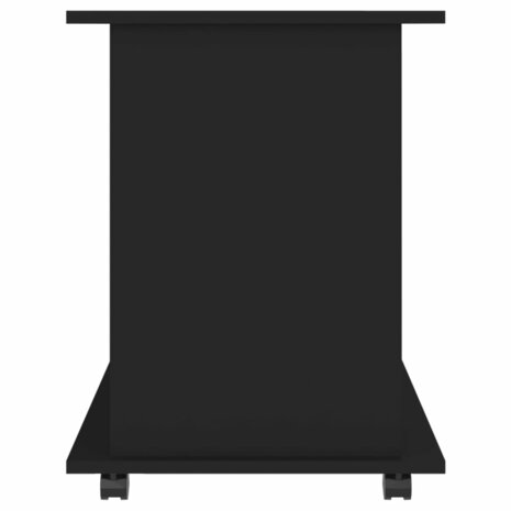 Rolkast 60x45x60 cm bewerkt hout zwart 5