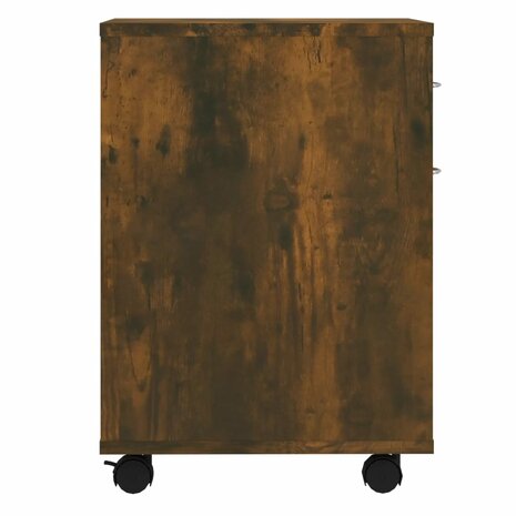 Rolkast 45x38x54 cm bewerkt hout gerookt eikenkleurig 7