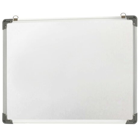Whiteboard magnetisch 70x50 cm staal wit 4
