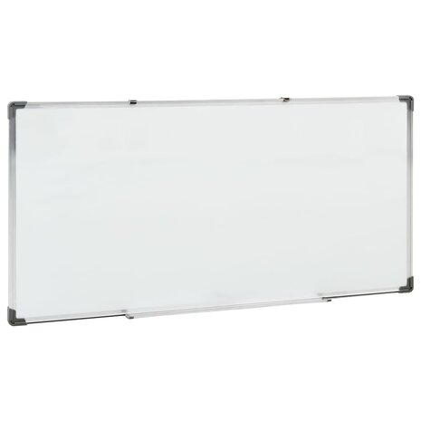 Whiteboard magnetisch 110x60 cm staal wit 3