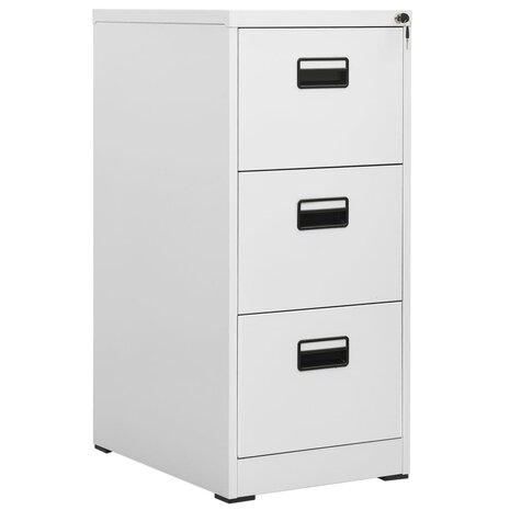 Archiefkast 46x62x102,5 cm staal lichtgrijs 1
