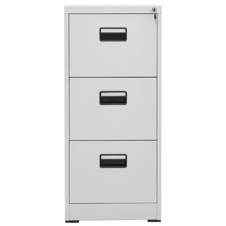 Archiefkast 46x62x102,5 cm staal lichtgrijs 2