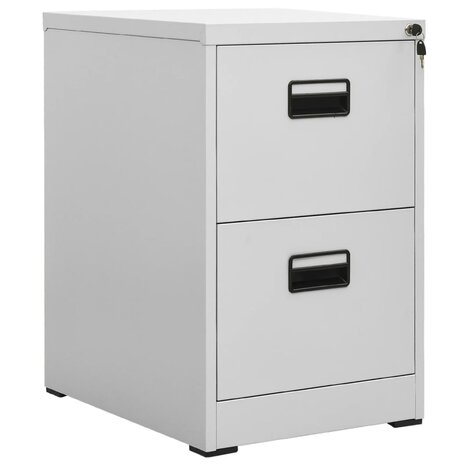 Archiefkast 46x62x72,5 cm staal lichtgrijs 1
