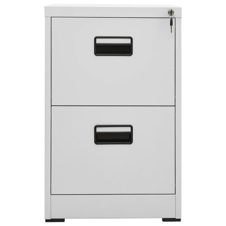 Archiefkast 46x62x72,5 cm staal lichtgrijs 2