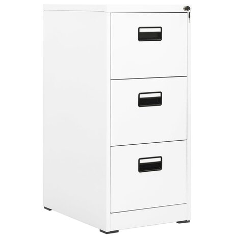 Archiefkast 46x62x102,5 cm staal wit 1