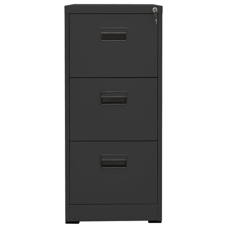 Archiefkast 46x62x102,5 cm staal antracietkleurig 2
