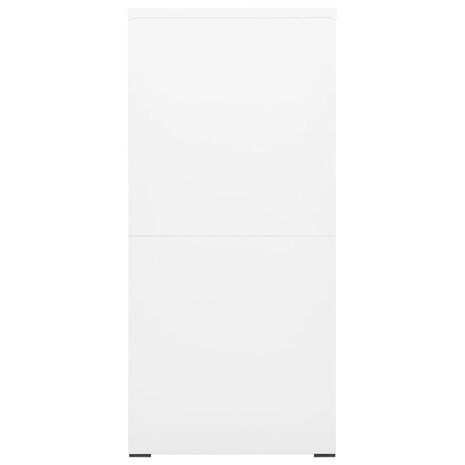 Archiefkast 46x62x133 cm staal wit 3