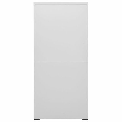 Archiefkast 46x62x133 cm staal lichtgrijs 3