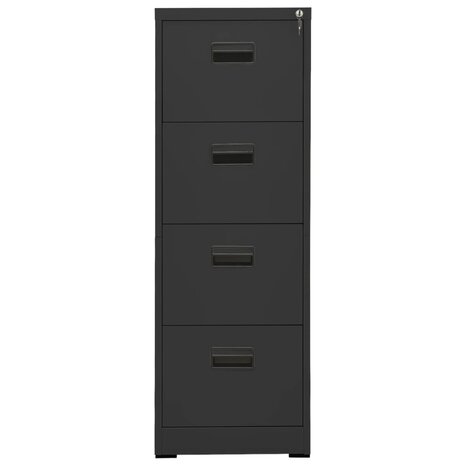 Archiefkast 46x62x133 cm staal antracietkleurig 2