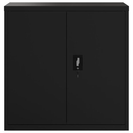Archiefkast 90x40x90 cm staal zwart 3