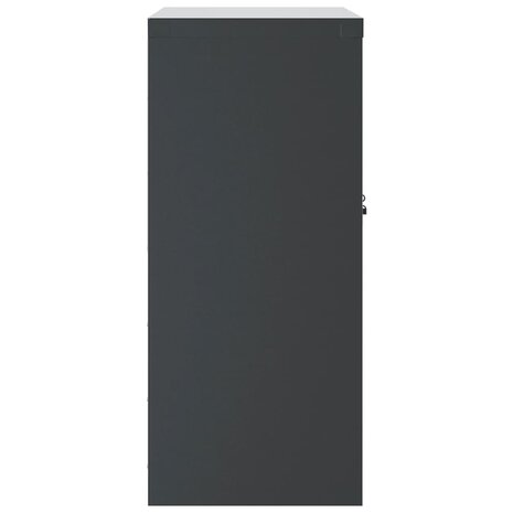 Archiefkast 79x40x90 cm staal antracietkleurig 5