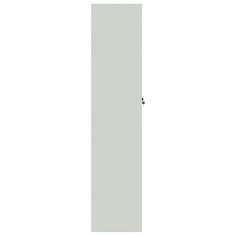 Archiefkast 90x40x180 cm staal lichtgrijs 5