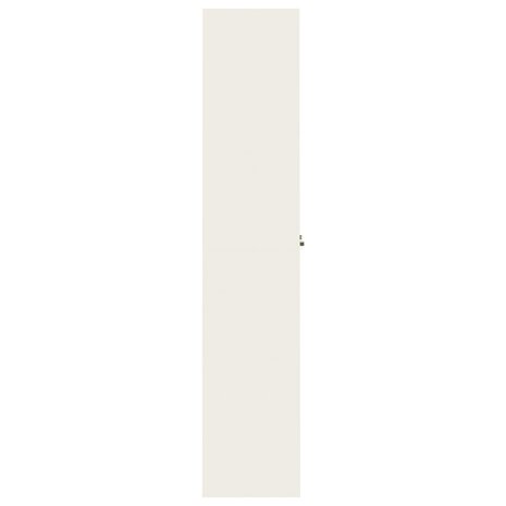 Archiefkast 105x40x180 cm staal wit 5