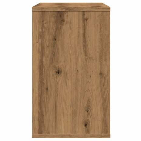 Bijzetkast 60x30x50 cm bewerkt hout artisanaal eikenkleur 5