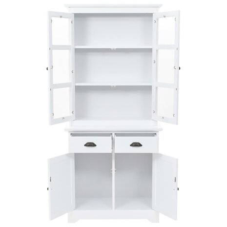 Buffetkast met 4 deuren 80x40x180 cm MDF en grenenhout 5