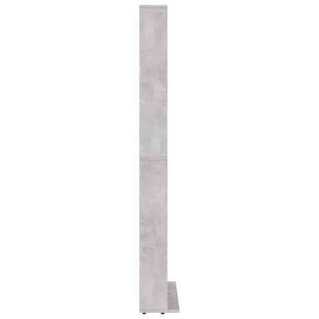 Cd-kast 102x16x177,5 cm bewerkt hout betongrijs 5