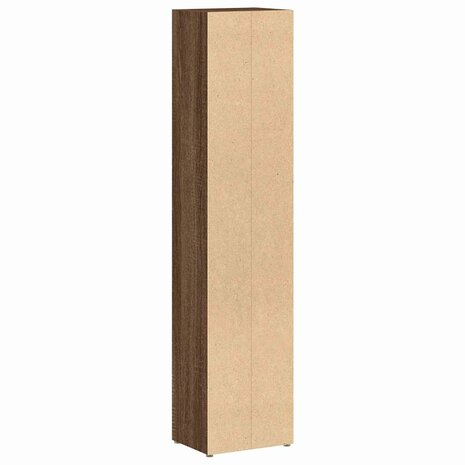 CD-kasten 2 st 21x16x93,5 bewerkt hout bruin eikenkleur 7