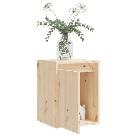 Wandkast 30x30x40 cm massief grenenhout 4